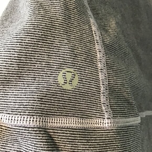 Lululemon Stride Jacket Brushed Lilac Heathered Coal Wee Stripe/Lilac Size 8 - Picture 11 of 13